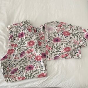 Floral Print Pajama Set